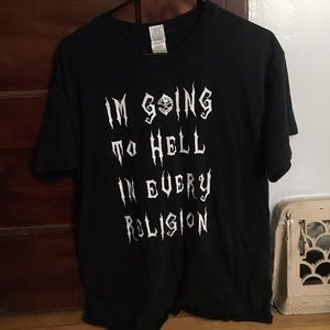 Unisex punk graphic t shirt